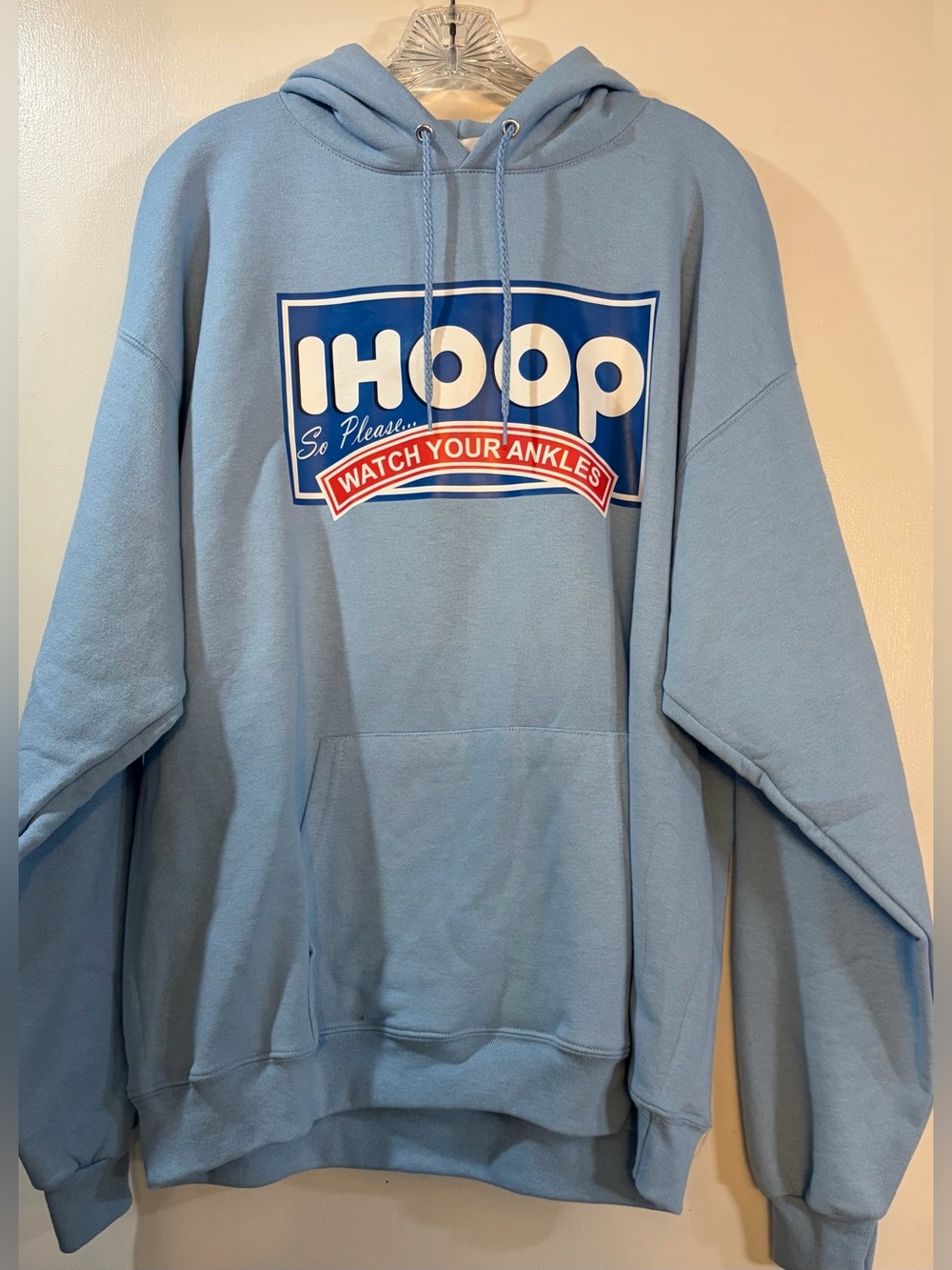 IHOOP Light Blue Hoodie Men’s Sz Large